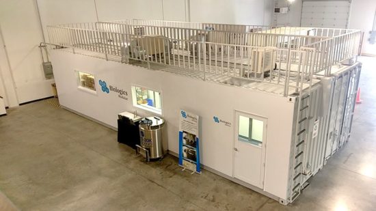 A Biologics Modular preassembled modular cleanroom facility