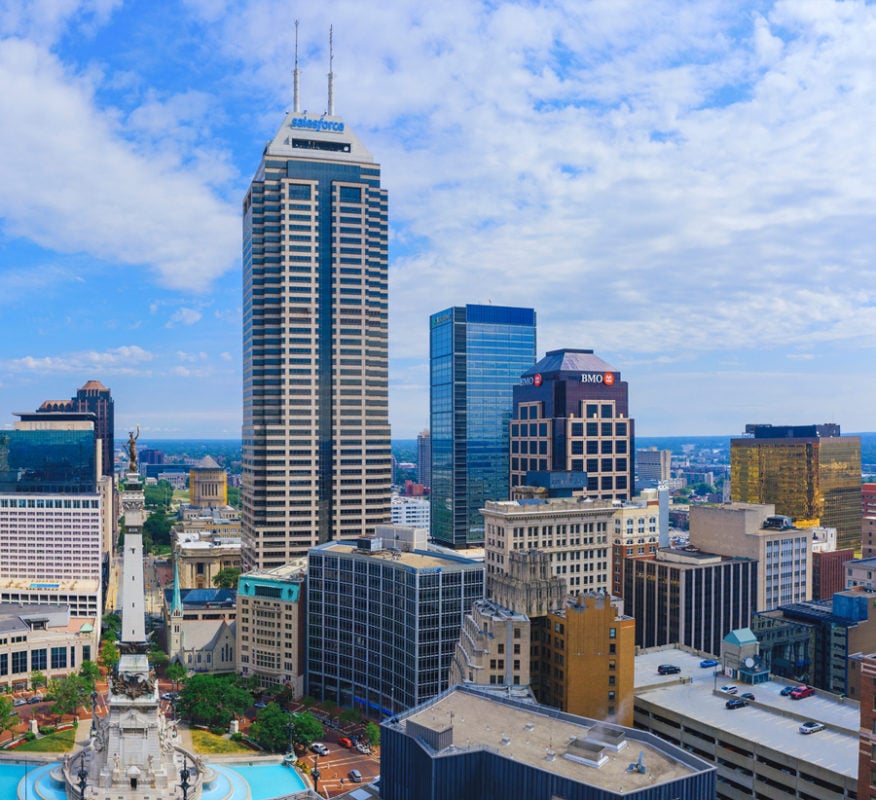 Indianapolis skyline hero image